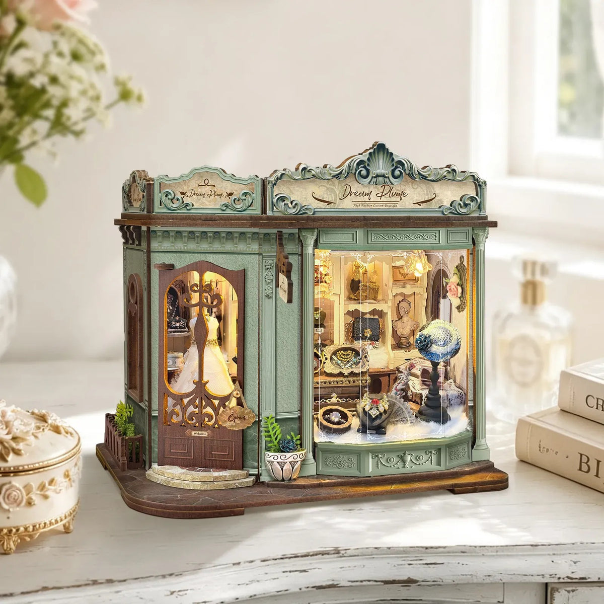 Plume Vintage DIY Miniature House Kit