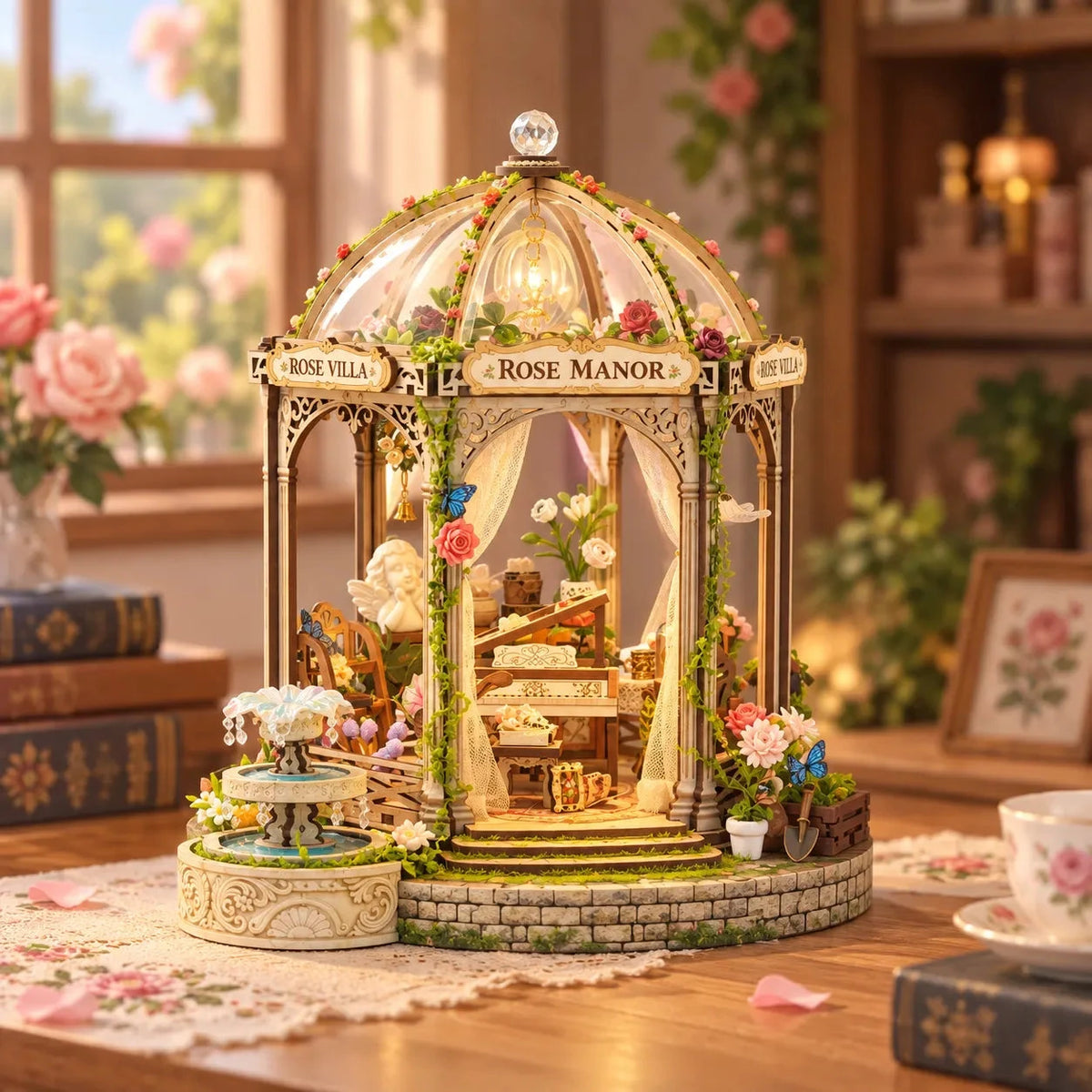 Rose Manor DIY Miniature House Kit