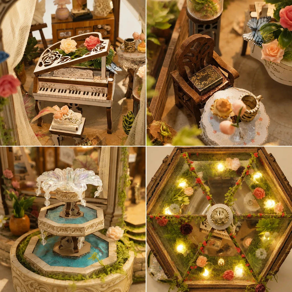 Rose Manor DIY Miniature House Kit