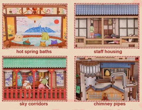 Onsen Saga DIY Miniature House Kit