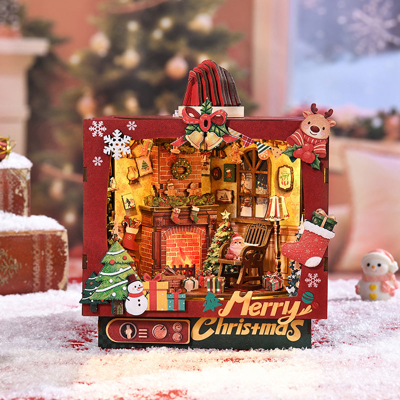 Christmas Trioz Rotating DIY Book Nook Kit
