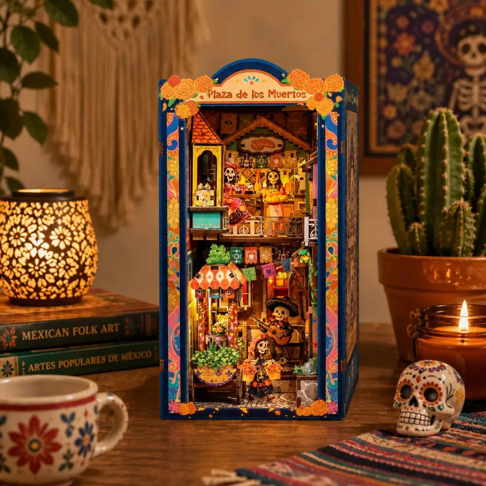 Plaza de los Muertos DIY Book Nook Kit