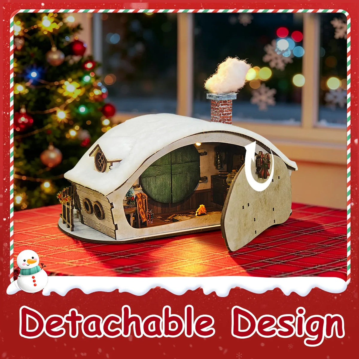 Magic Ring Snow DIY Miniature House Kit
