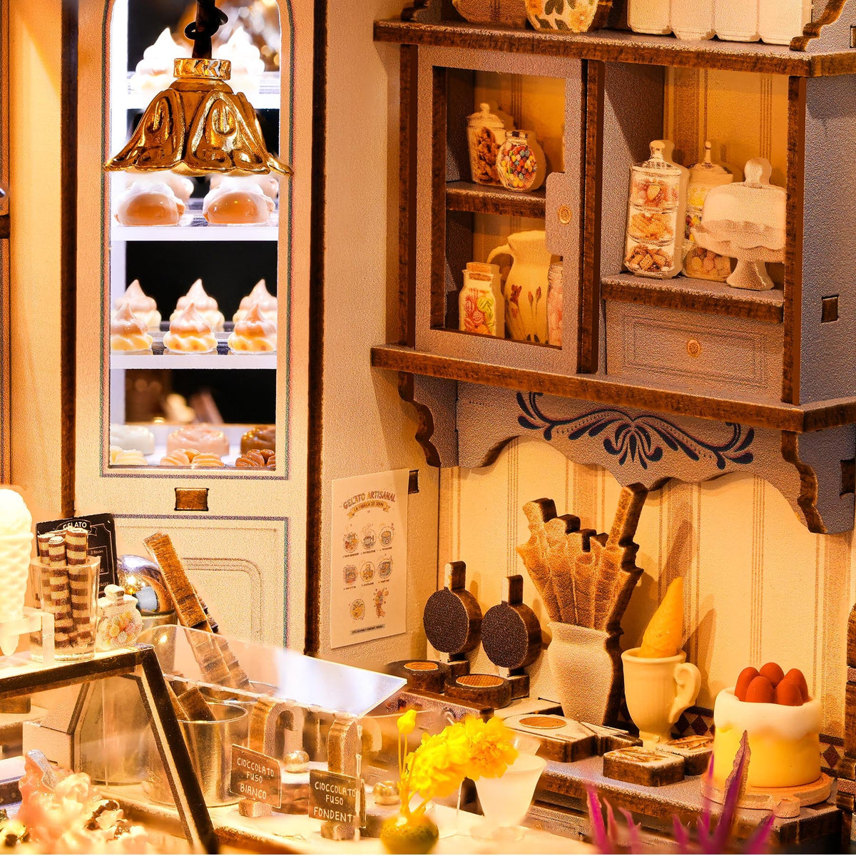 Gelateria Bella Vista DIY Miniature House Kit