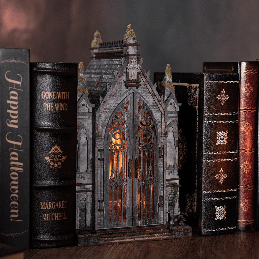Abandoned Gothic Church DIY book nook kit