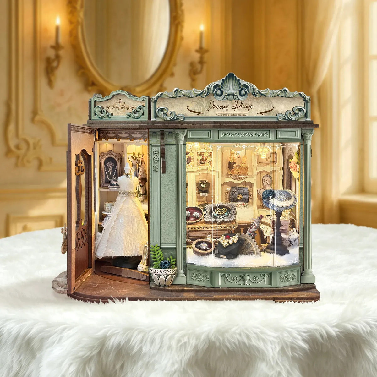 Plume Vintage DIY Miniature House Kit