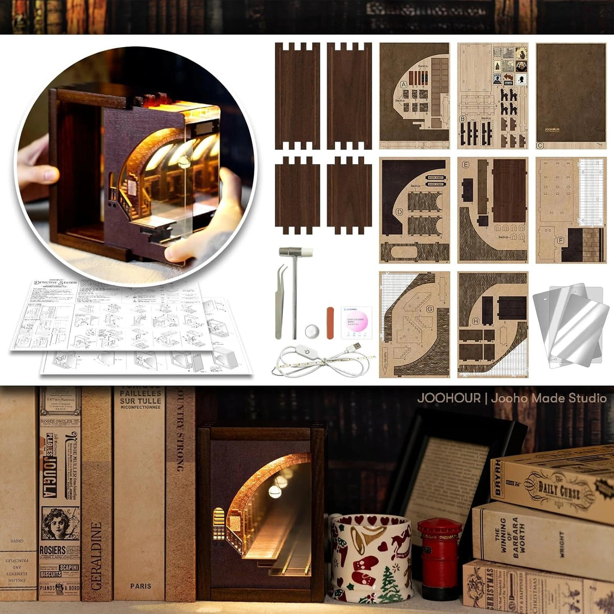 Baker Street 1863 Book Nook Kit
