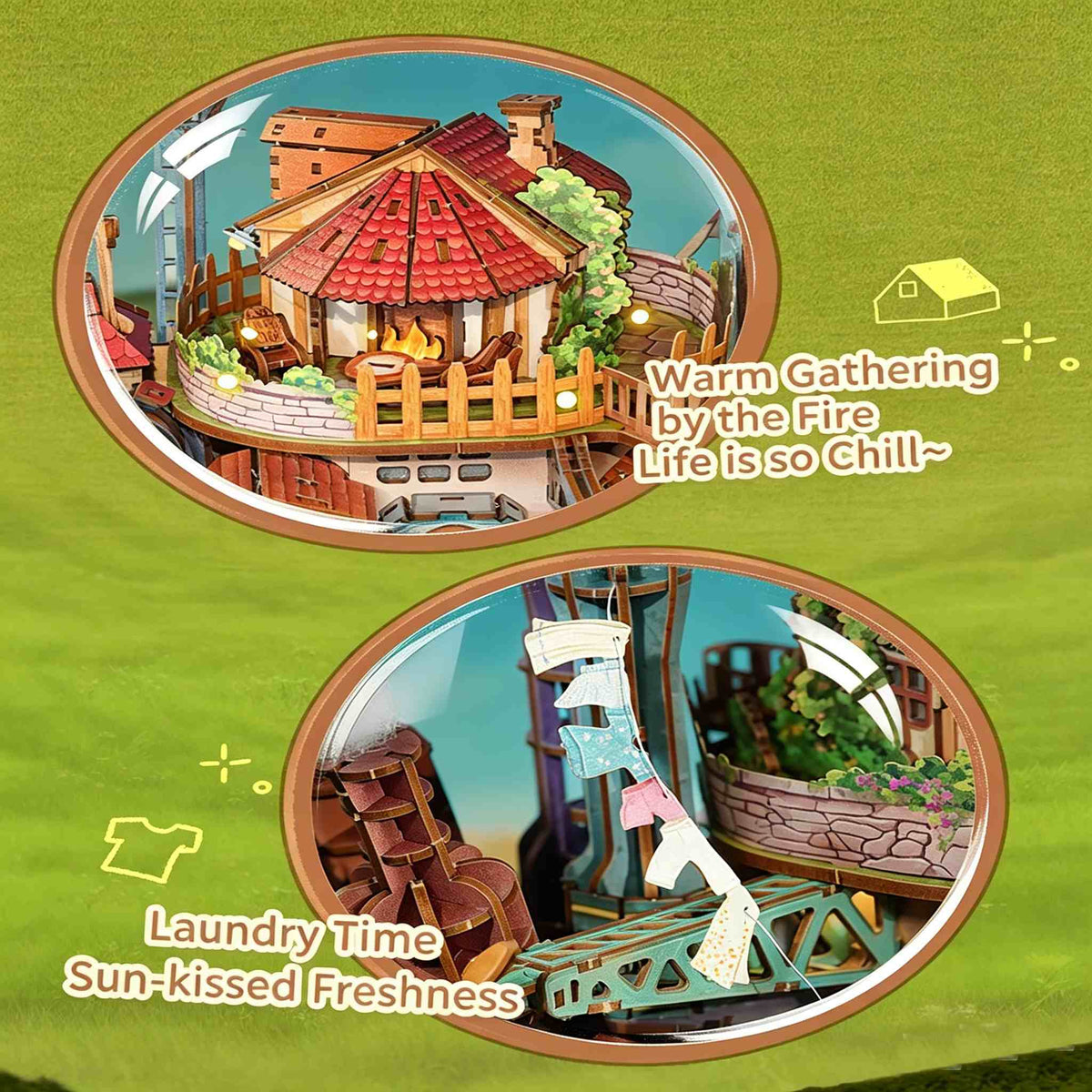 Walking Castle 3D Mechanical Puzzle Kit