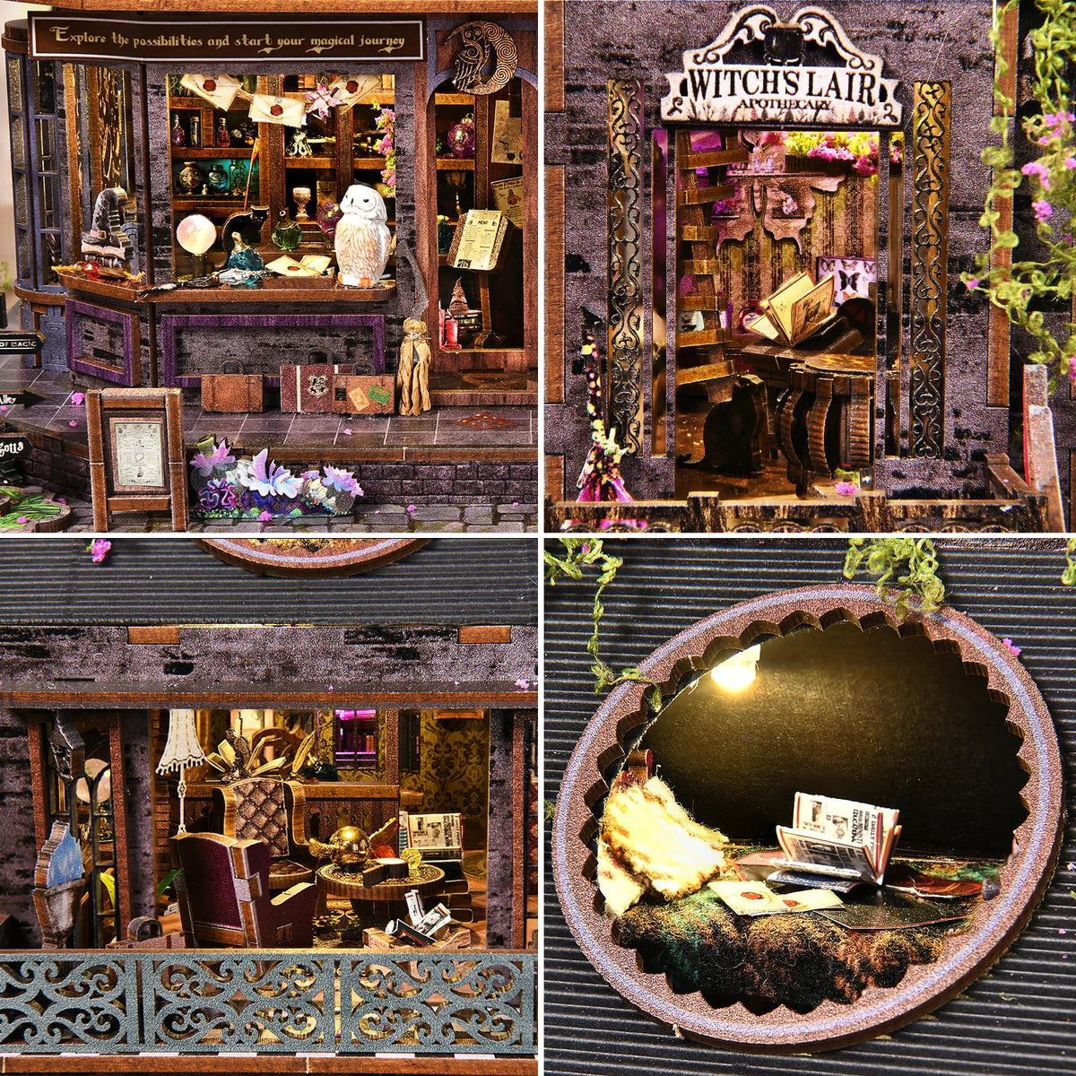 Magic Castle DIY Miniature House Kit