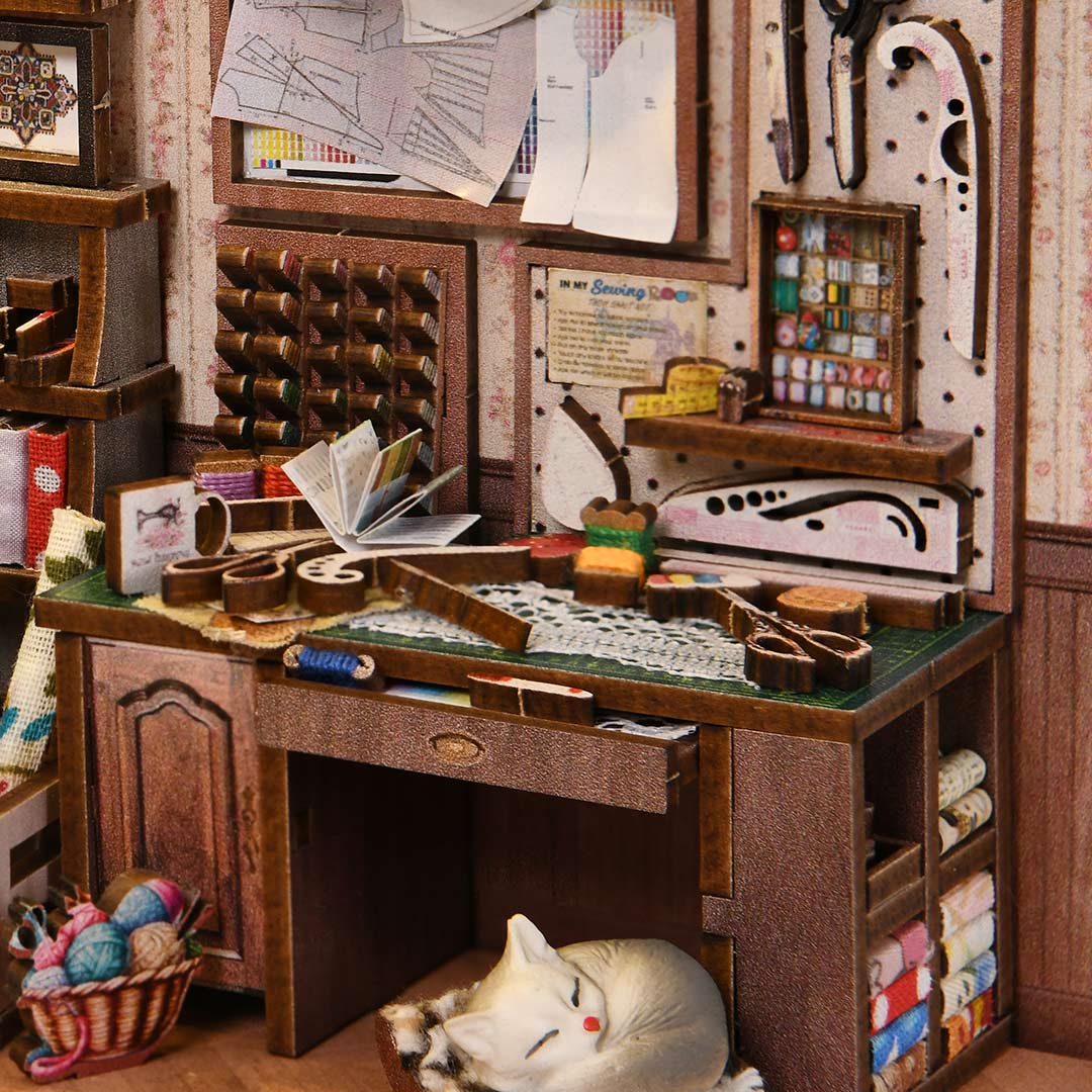 Sewing Room DIY Book Nook Kit