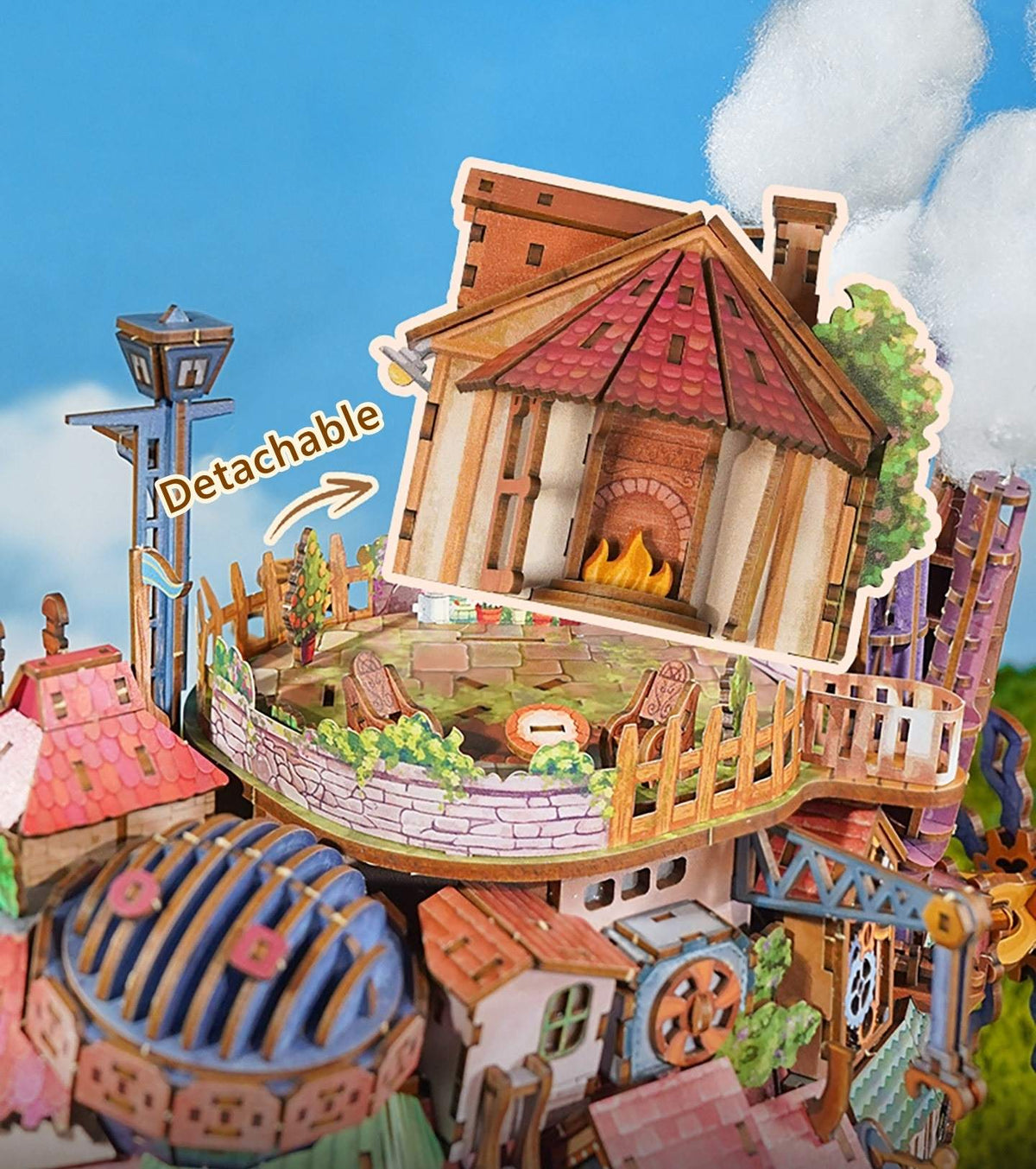 Walking Castle 3D Mechanical Puzzle Kit