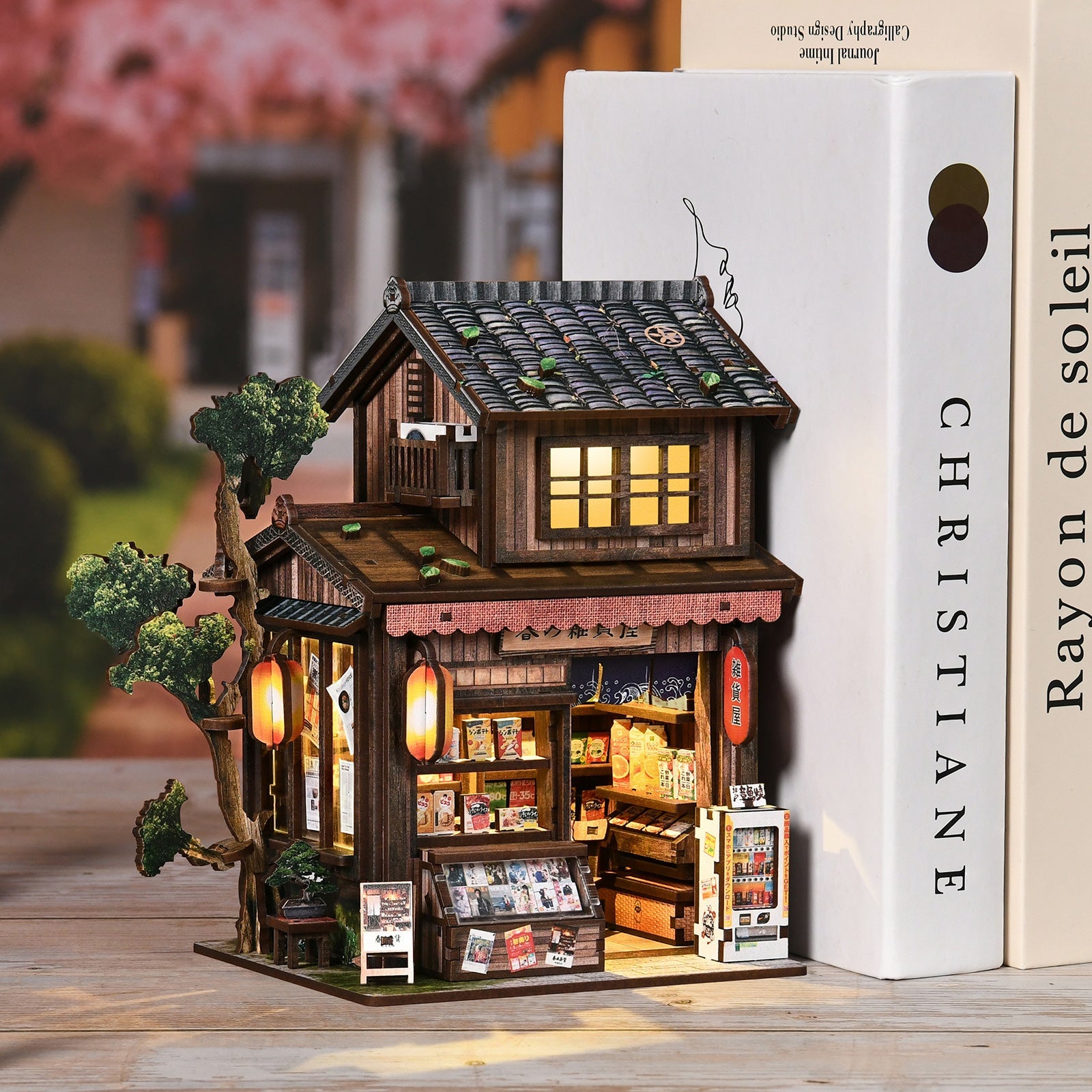 Kasuga Grocery Store DIY Book Nook Kit