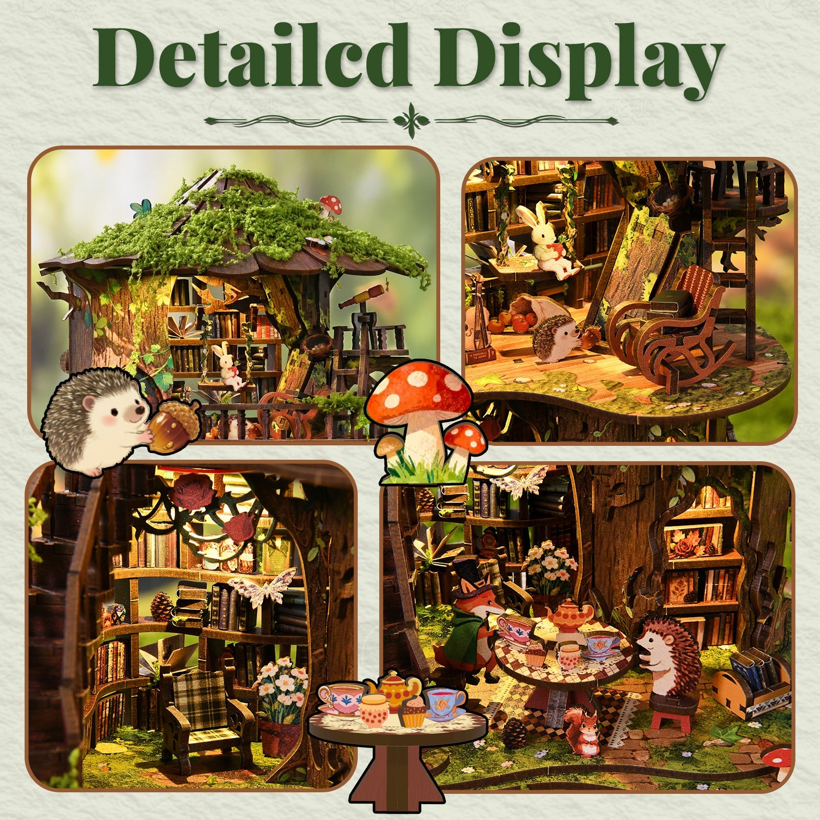 Forest Tea Book Club DIY Book Nook Kit