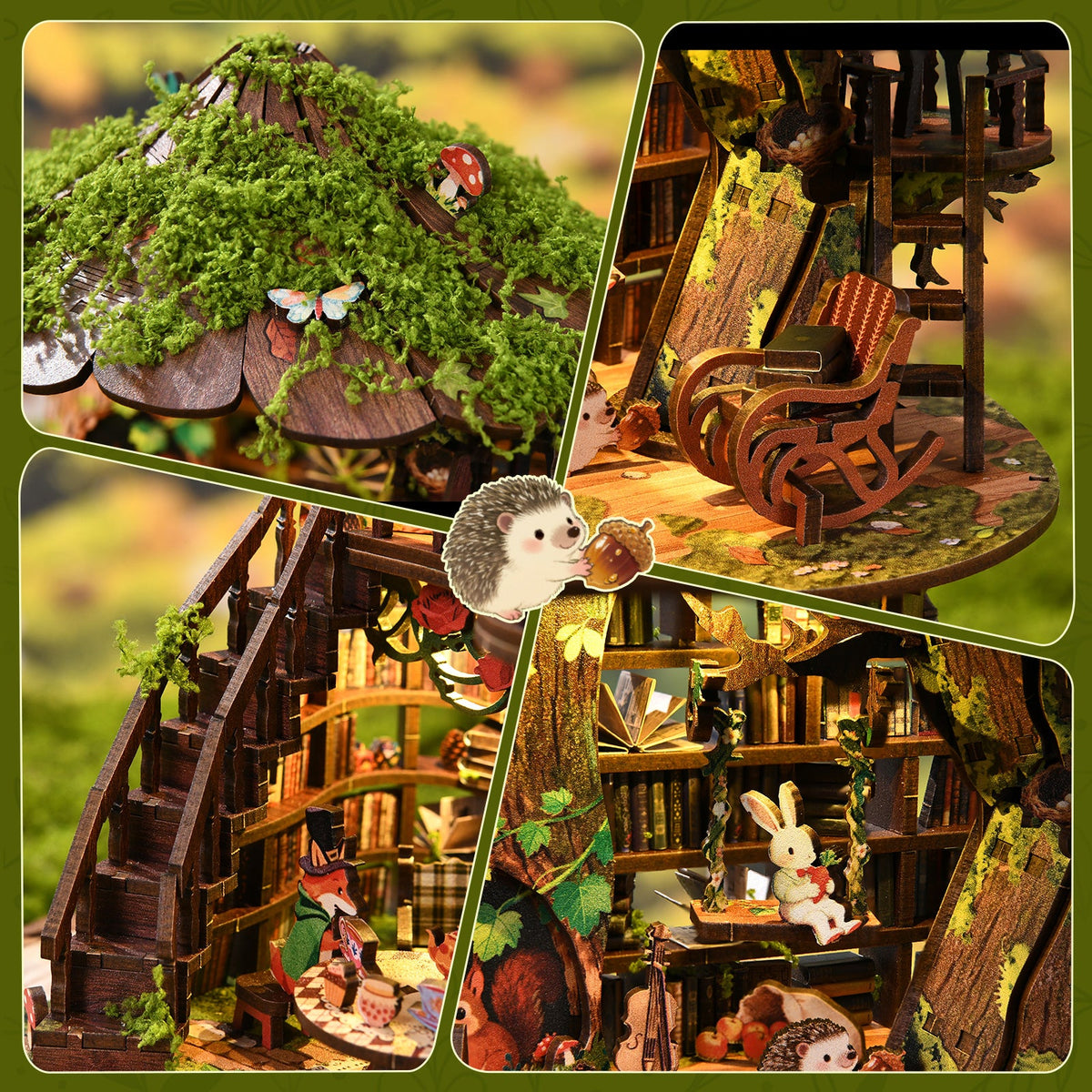 Forest Tea Book Club DIY Book Nook Kit