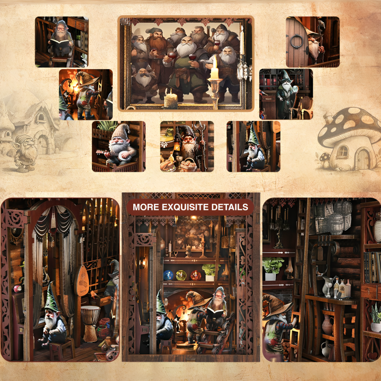 Dwarf House DIY Book Nook Kit