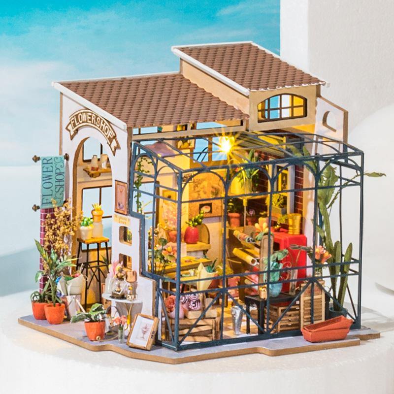 Emily's Flower Shop DIY Miniature House Kit