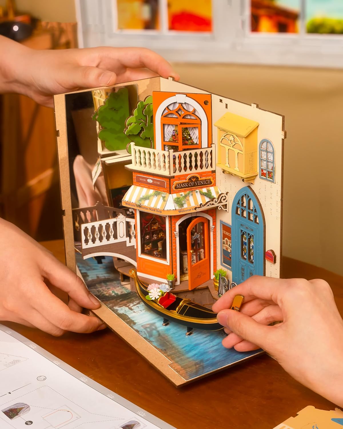 Romantic Venice DIY Book Nook Kit