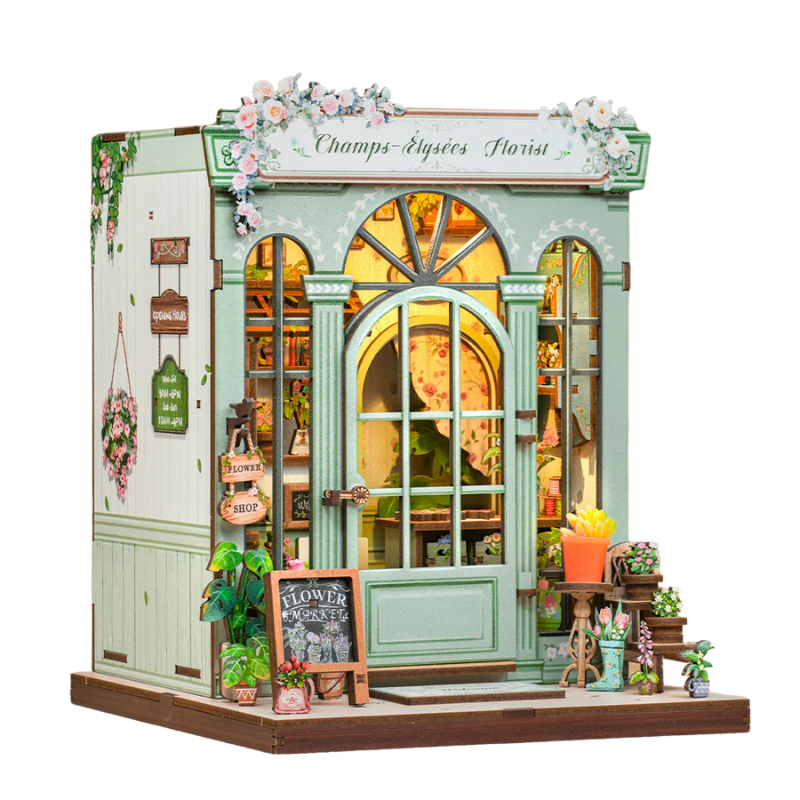 Champs-Élysées Florist DIY Miniature House Kit