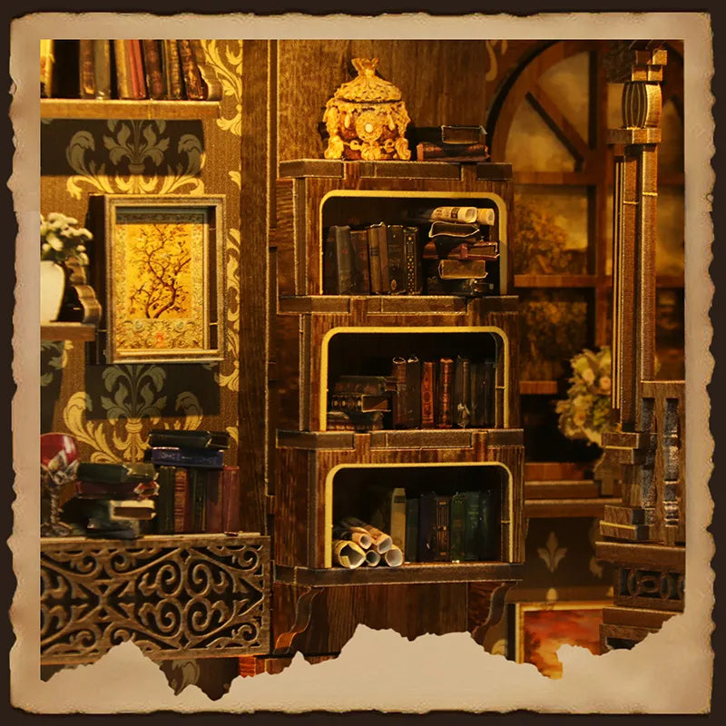 Ancient Book Collection Room DIY Book Nook Kit