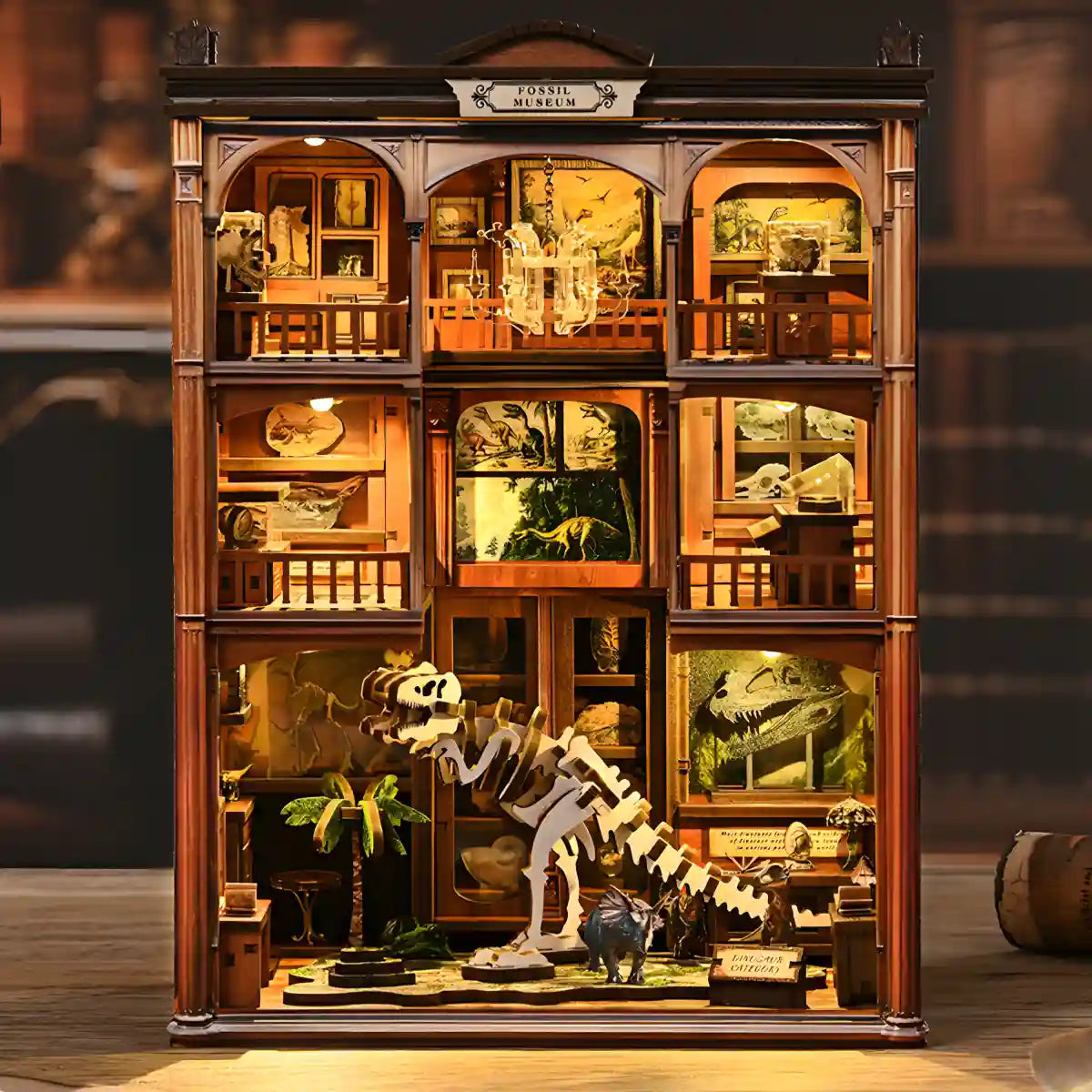 Fossil Museum DIY Book Nook Kit