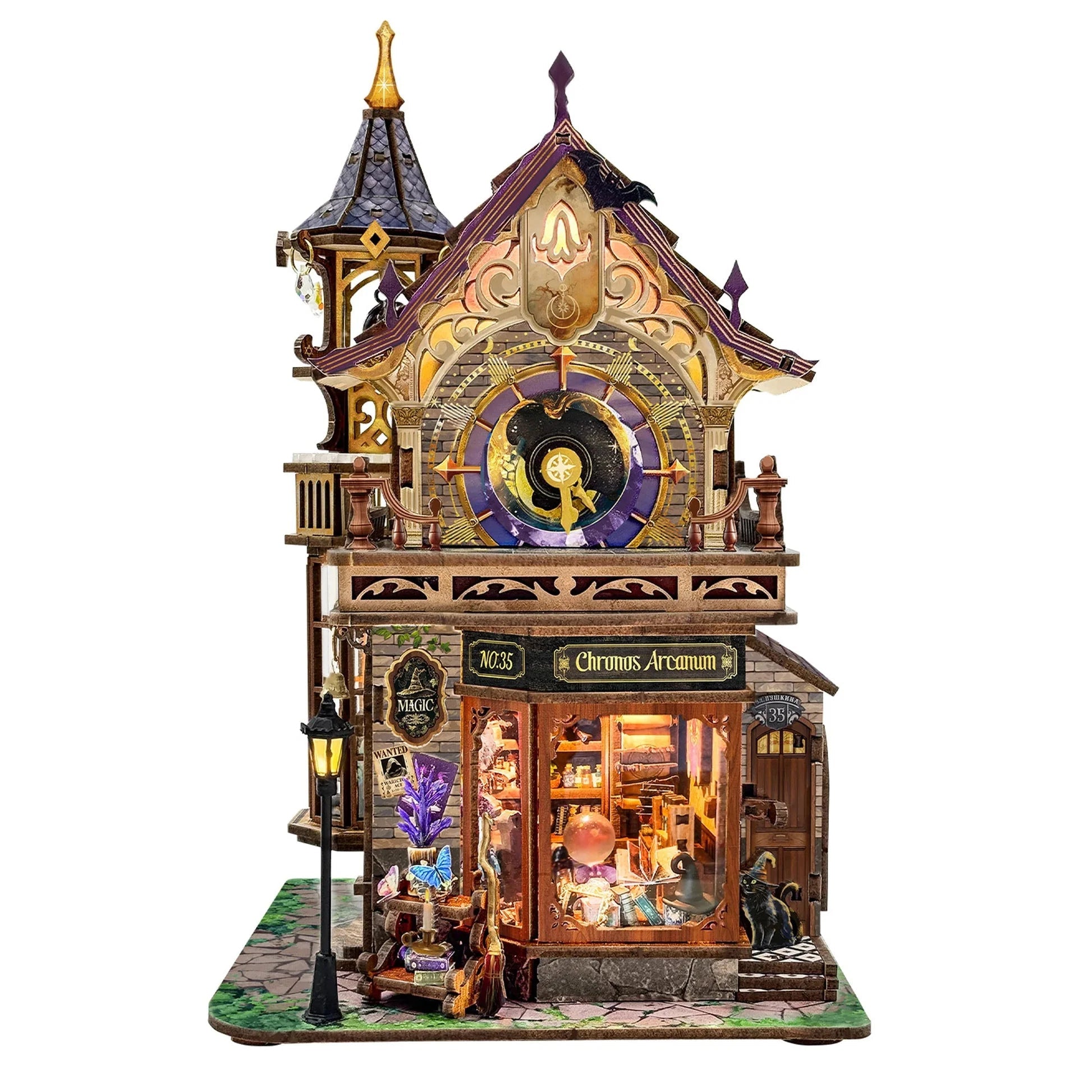 Magic Moon Tower DIY Miniature House Kit