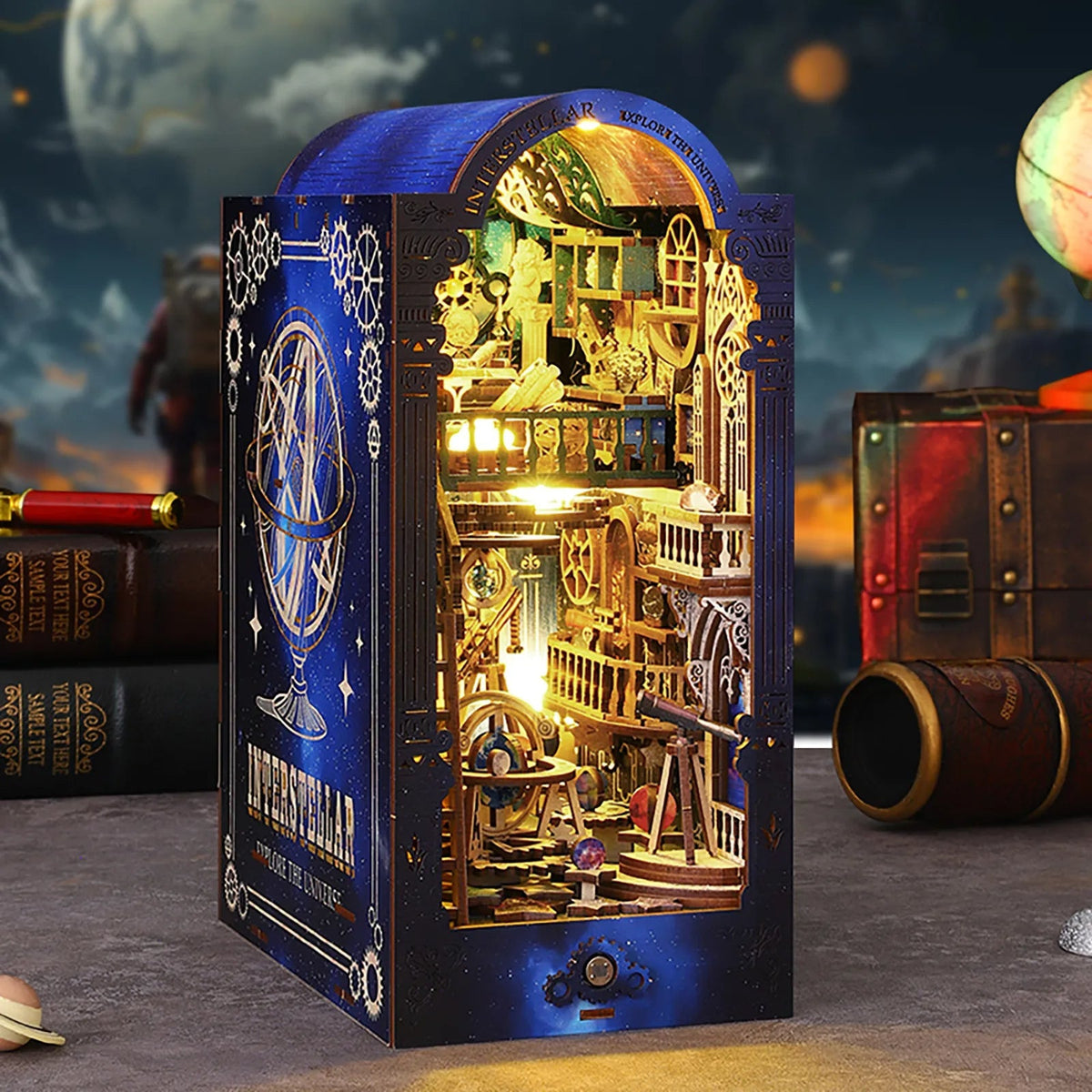 Interstellar Exploration DIY Book Nook Kit