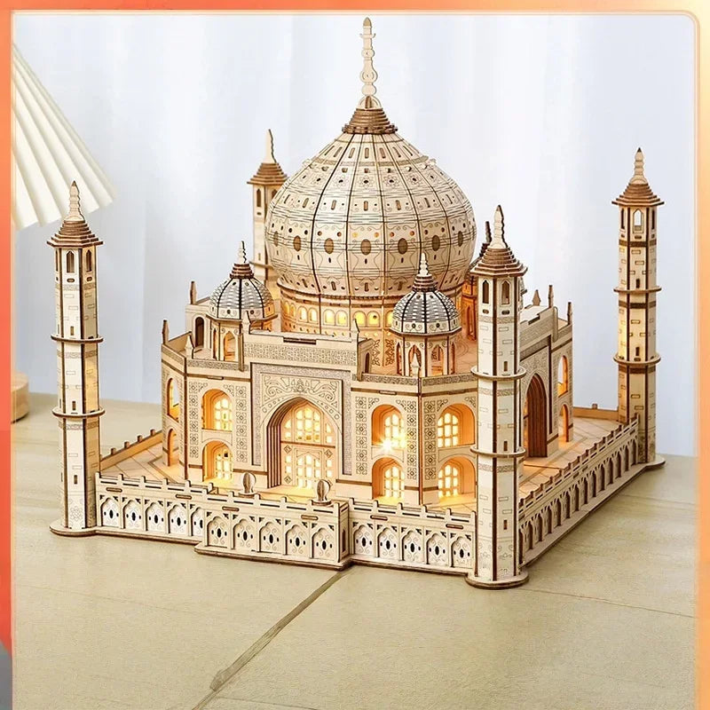 Taj Mahal 3D Wooden Puzzle Kit