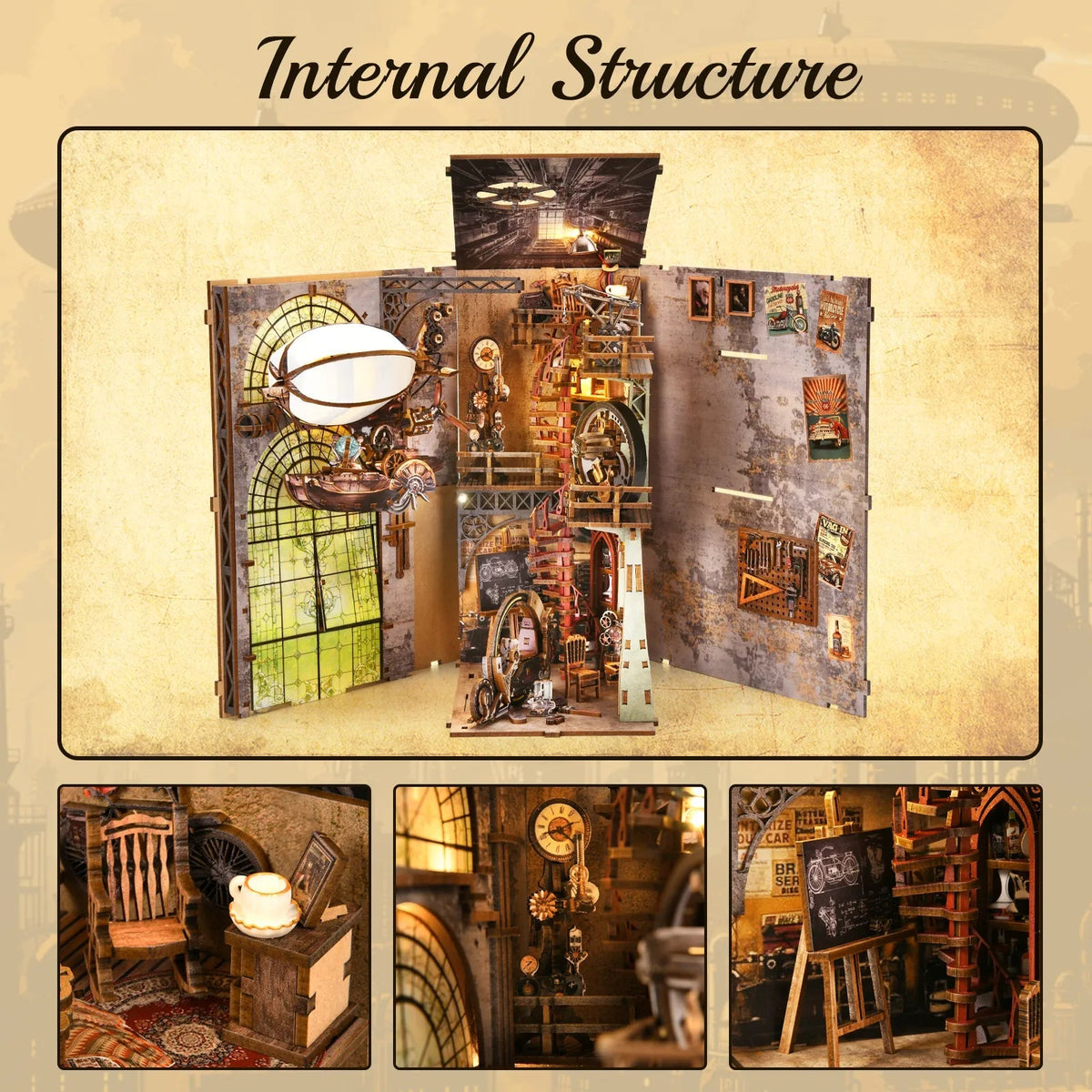 Uncle Peter’s Warehouse DIY Book Nook Kit