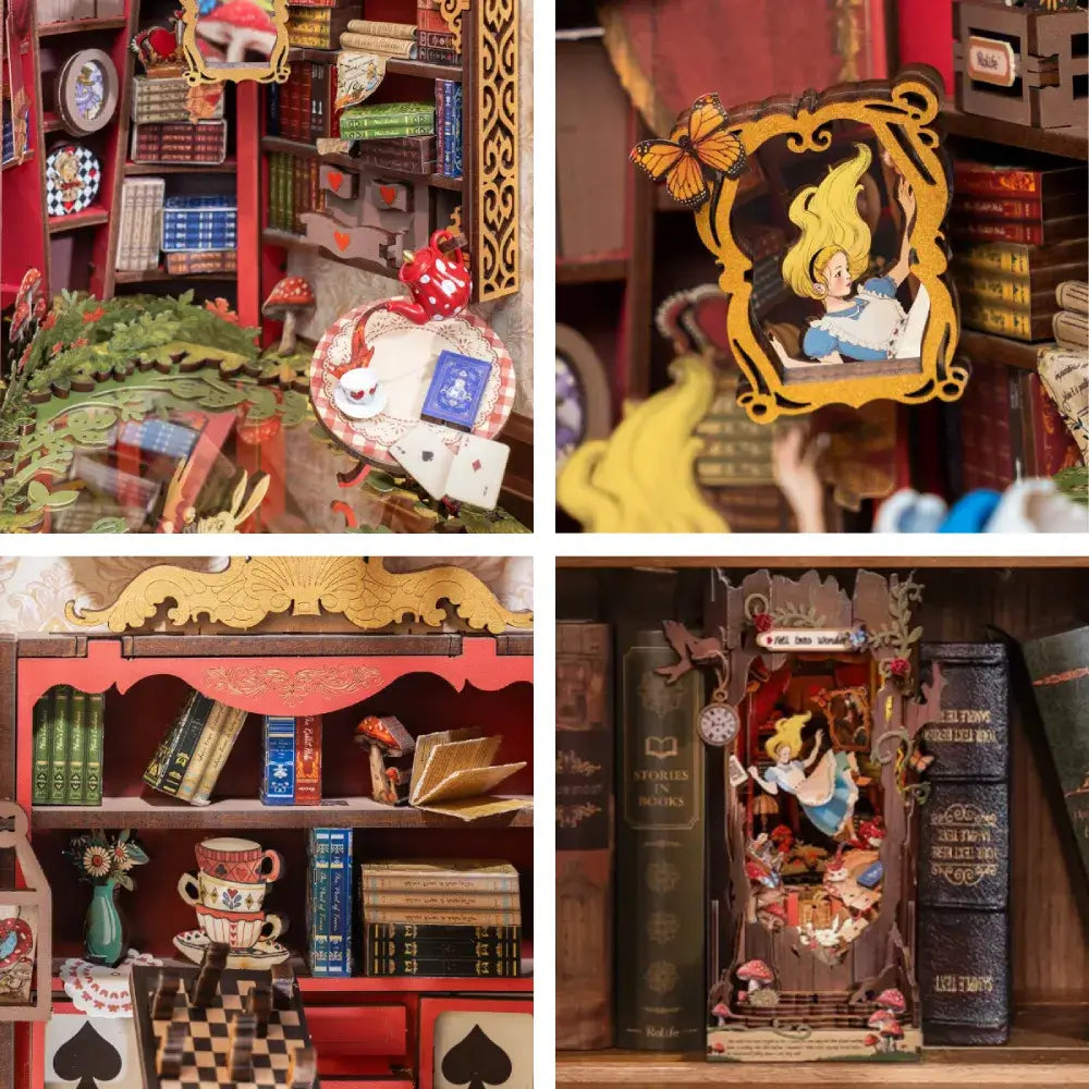 Alice In Wonderland DIY Book Nook Kit