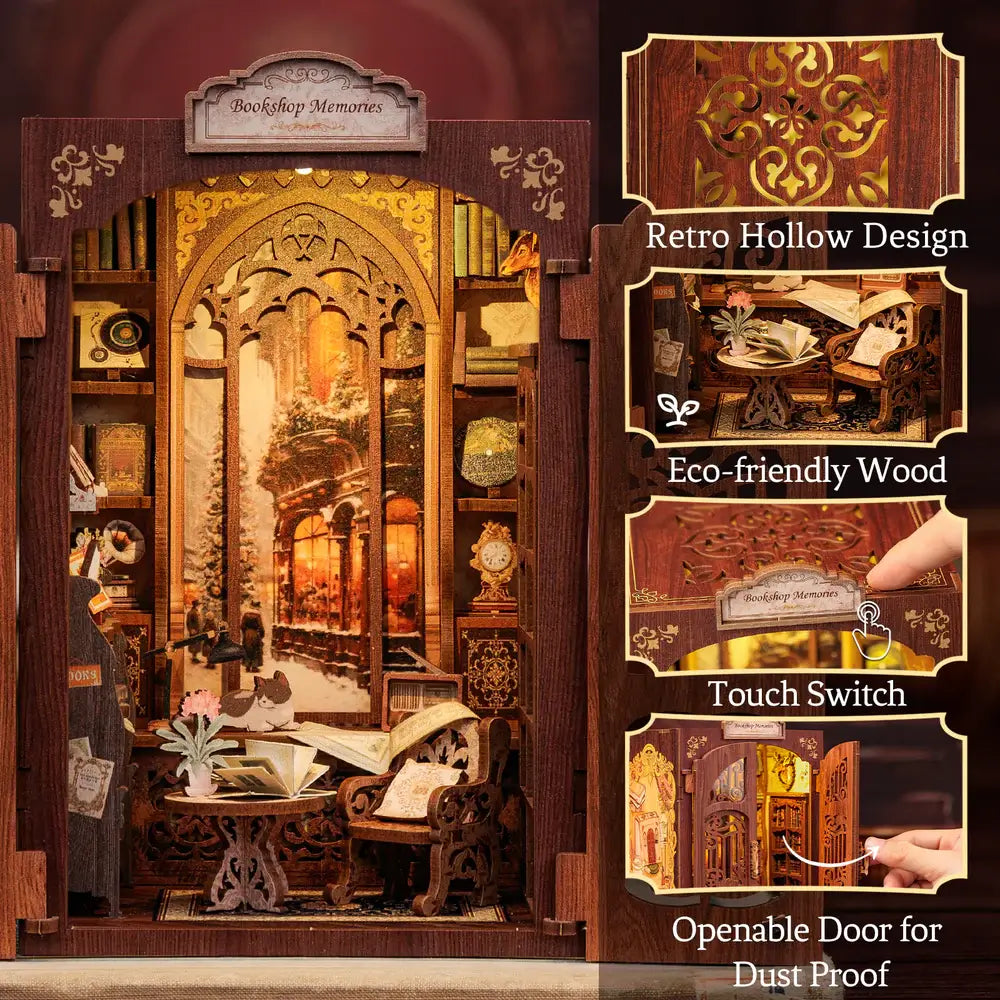 Mini Bookshop DIY Book Nook Kit
