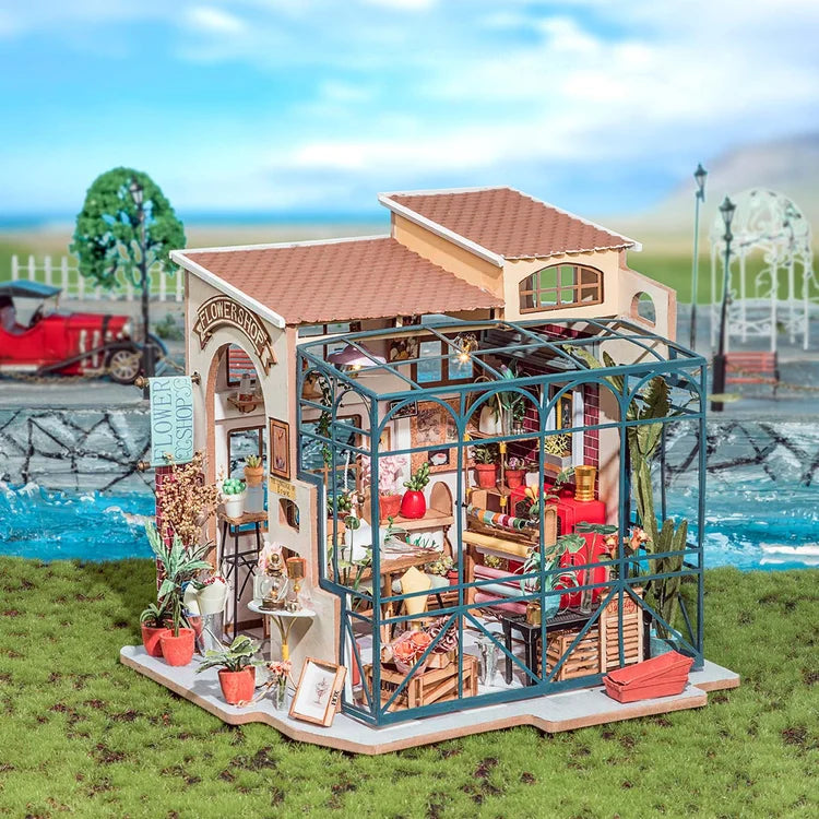 Emily's Flower Shop DIY Miniature House Kit