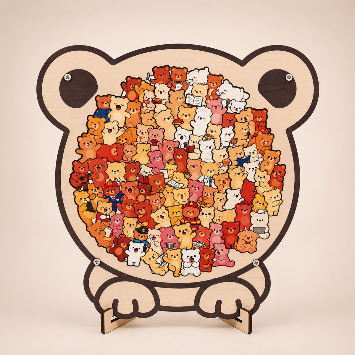 Cute Animal Wooden Puzzle