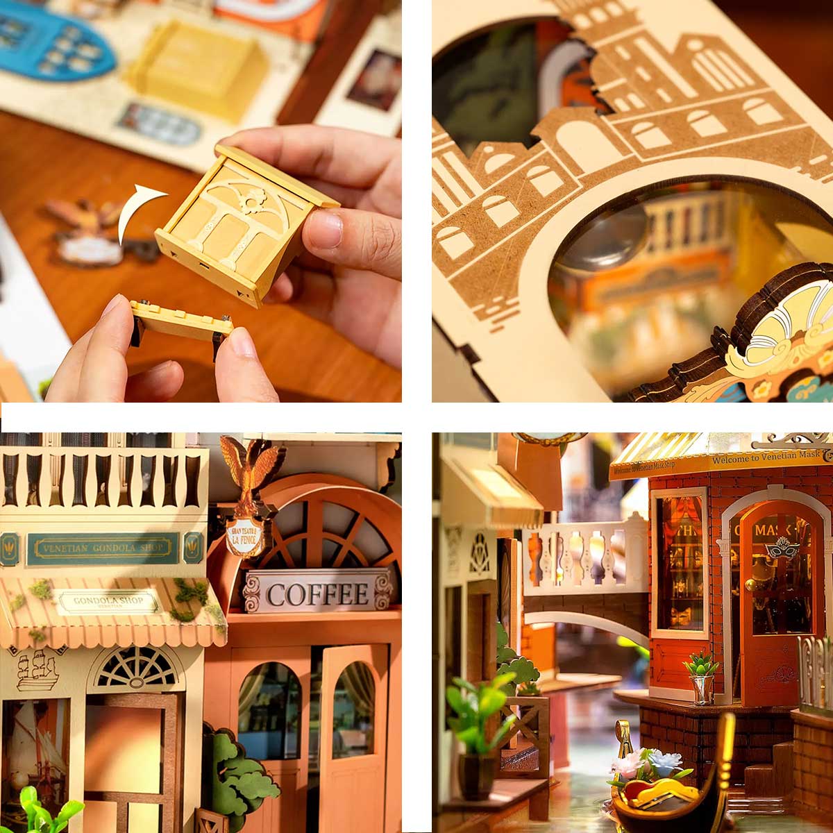 Romantic Venice DIY Book Nook Kit