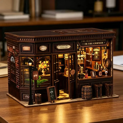 Corner Tavern DIY Miniature House Kit