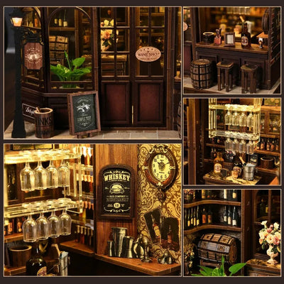 Corner Tavern DIY Miniature House Kit