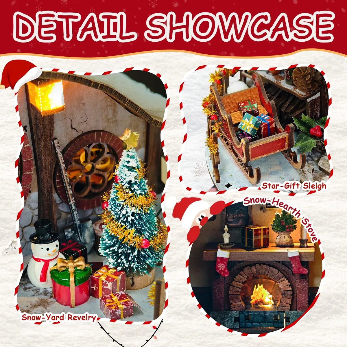Magic Ring Snow DIY Miniature House Kit