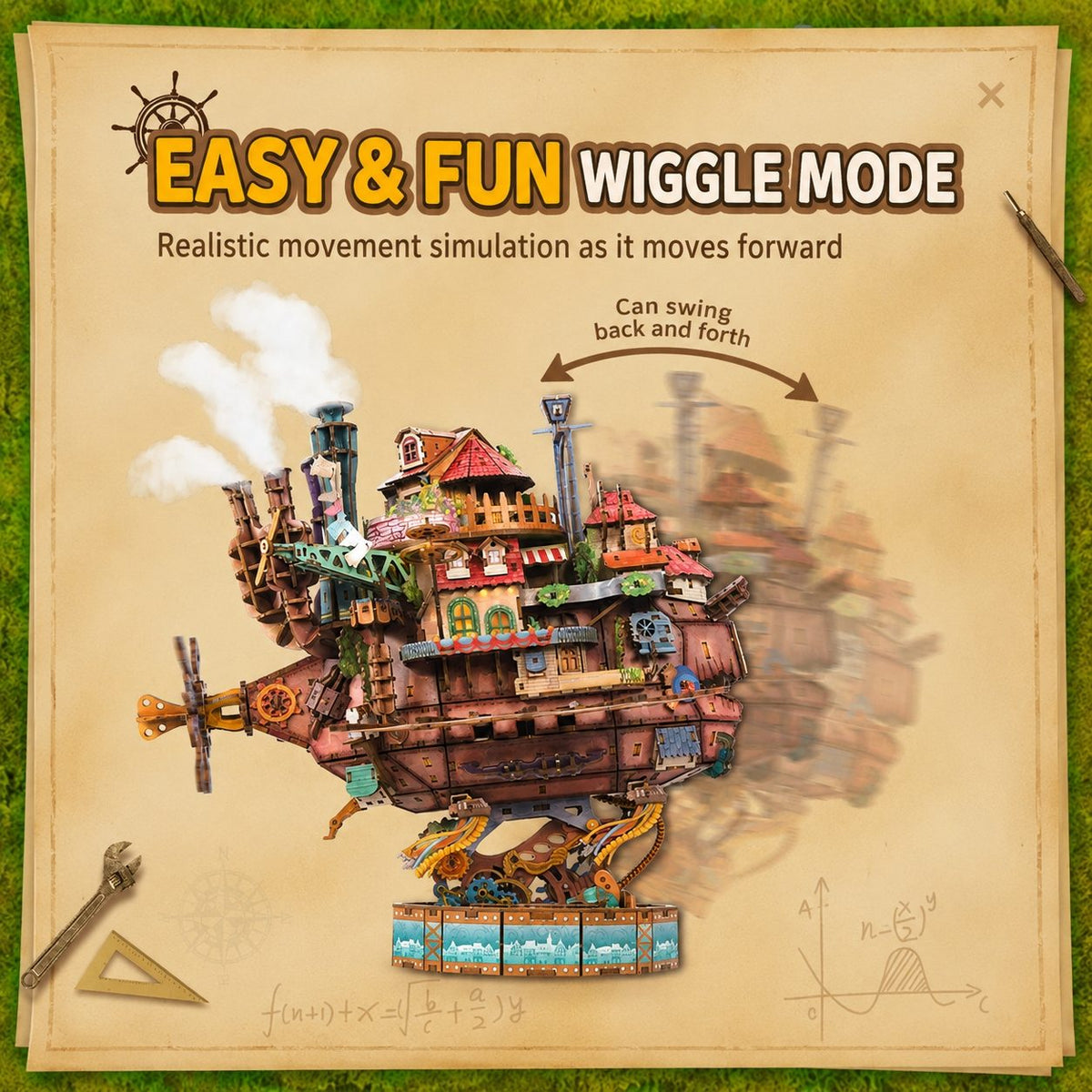 Walking Castle 3D Mechanical Puzzle Kit