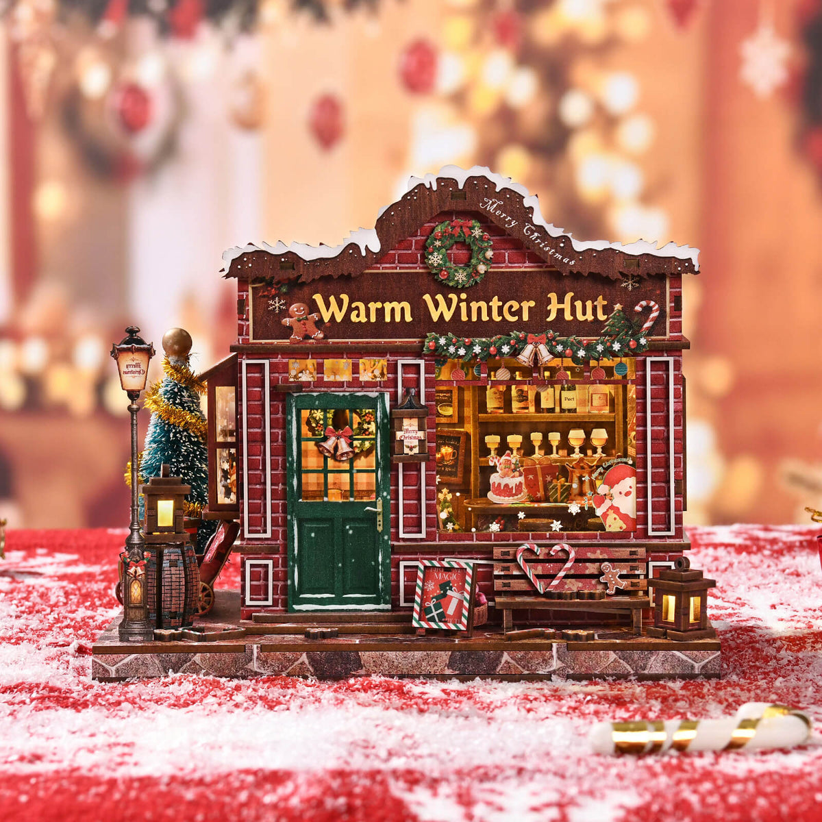 Warm Winter Hut DIY Book Nook Kit