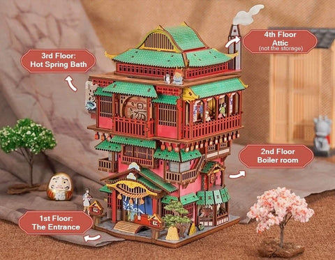 Onsen Saga DIY Miniature House Kit