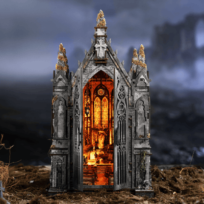 Abandoned Gothic Church DIY book nook kit