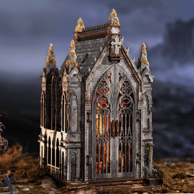 Abandoned Gothic Church DIY book nook kit