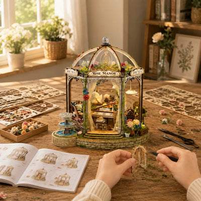 Rose Manor DIY Miniature House Kit