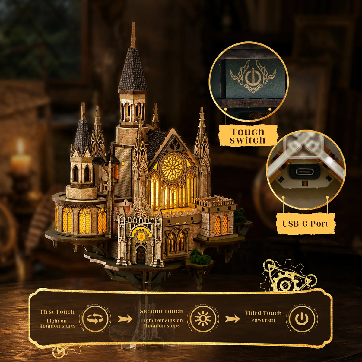 Glen Sky Citadel DIY Miniature House Kit