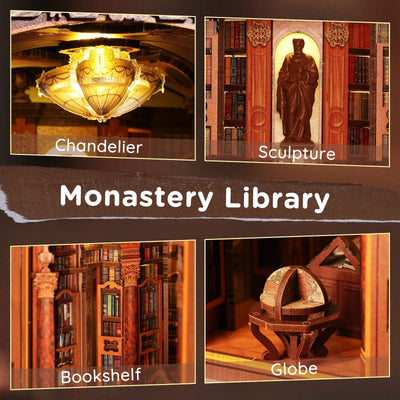 Monastery Library DIY Book Nook Kit