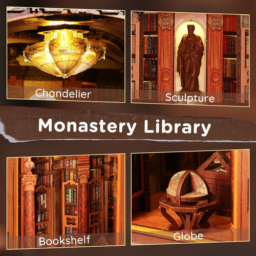 Monastery Library DIY Book Nook Kit