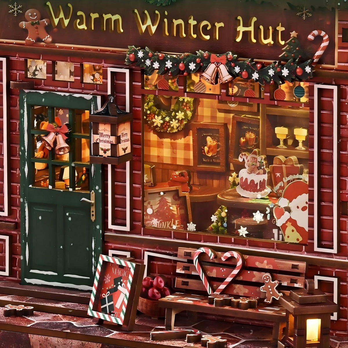 Warm Winter Hut DIY Book Nook Kit
