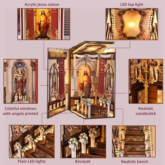 Holy Cathedral DIY Book Nook Kit