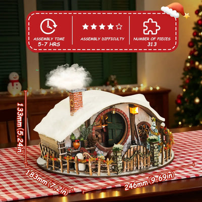 Magic Ring Snow DIY Miniature House Kit