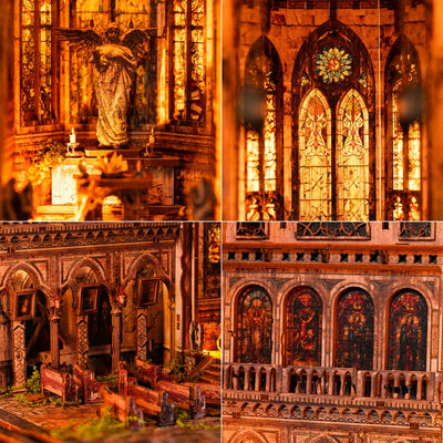 Abandoned Gothic Church DIY book nook kit
