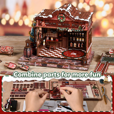 Warm Winter Hut DIY Book Nook Kit
